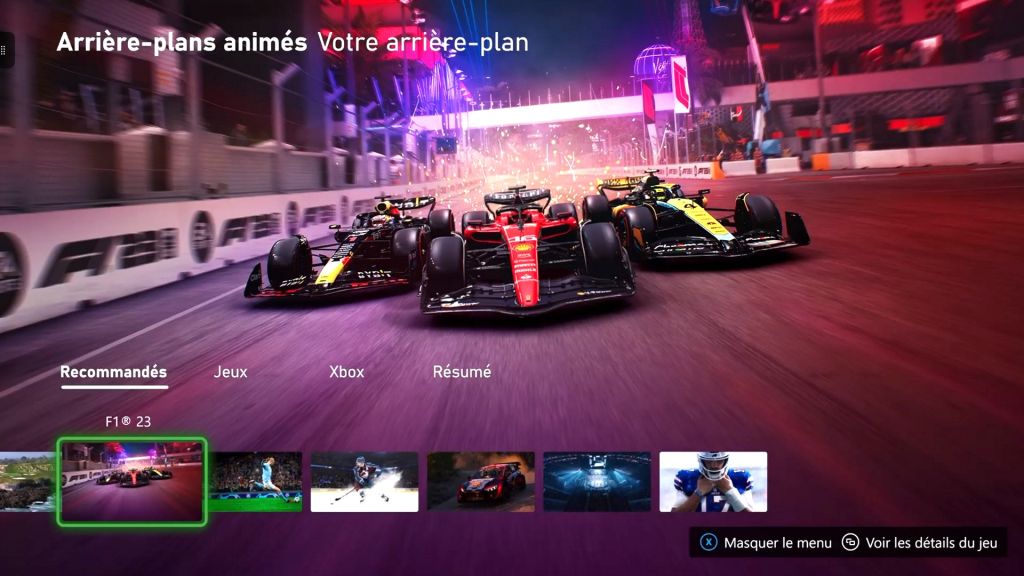 5 nouveaux fonds d&rsquo;écran « dynamiques » sont disponibles sur Xbox Series X|S