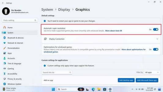 News : Windows 11 : Microsoft va proposer sa propre technologie similaire au DLSS