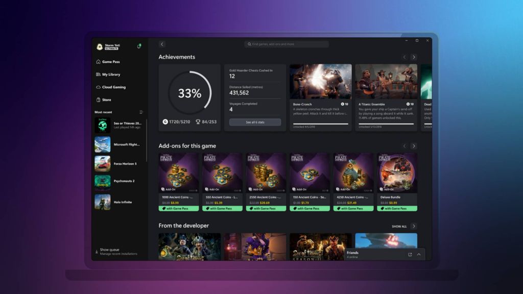 Application Xbox sur PC : de la nouveauté en approche avec les hubs des jeux