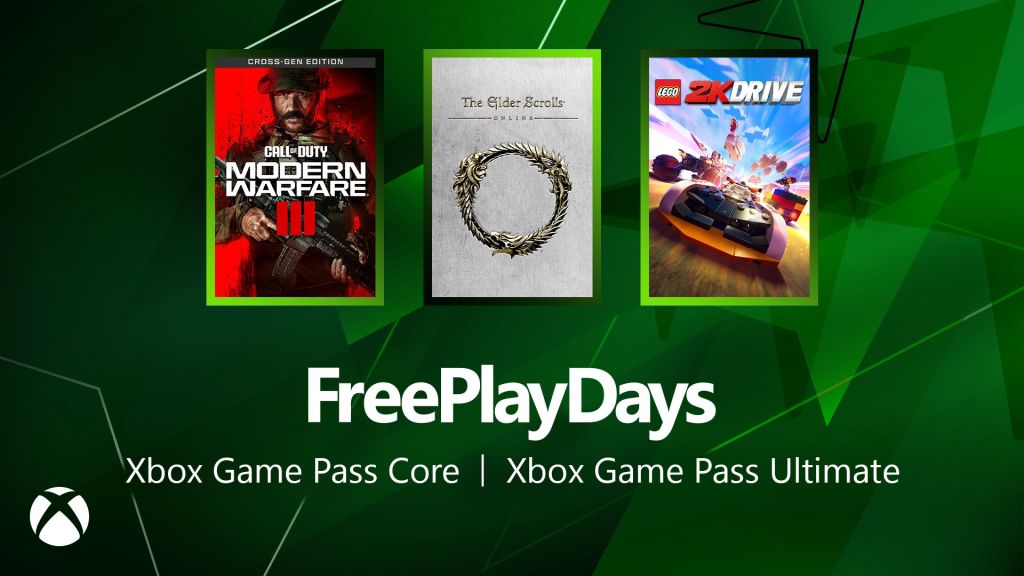 Xbox Free Play Days : 3 jeux sont jouables gratuitement ce week-end !