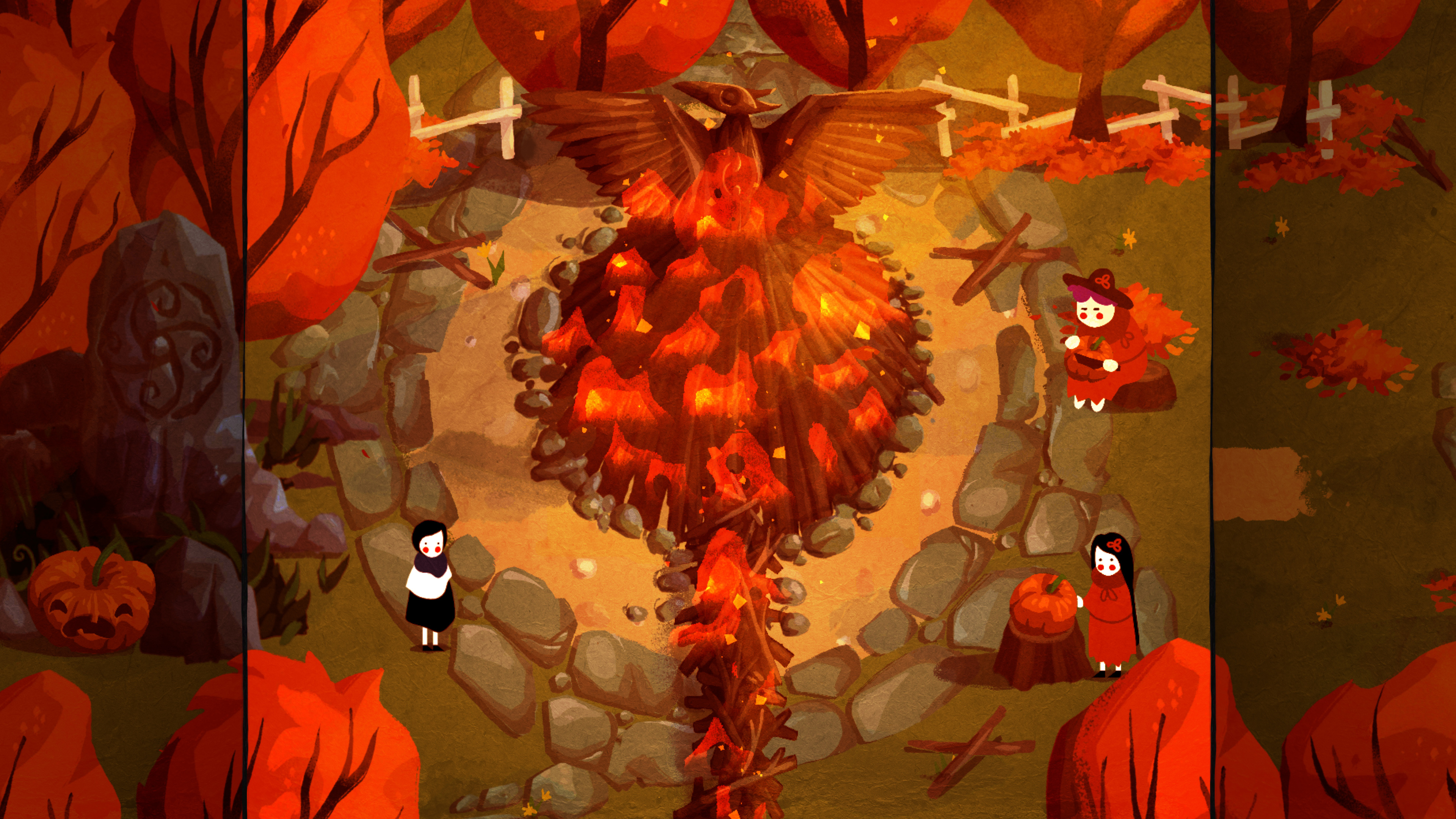 Automne fait partie des plus beaux décors du jeu