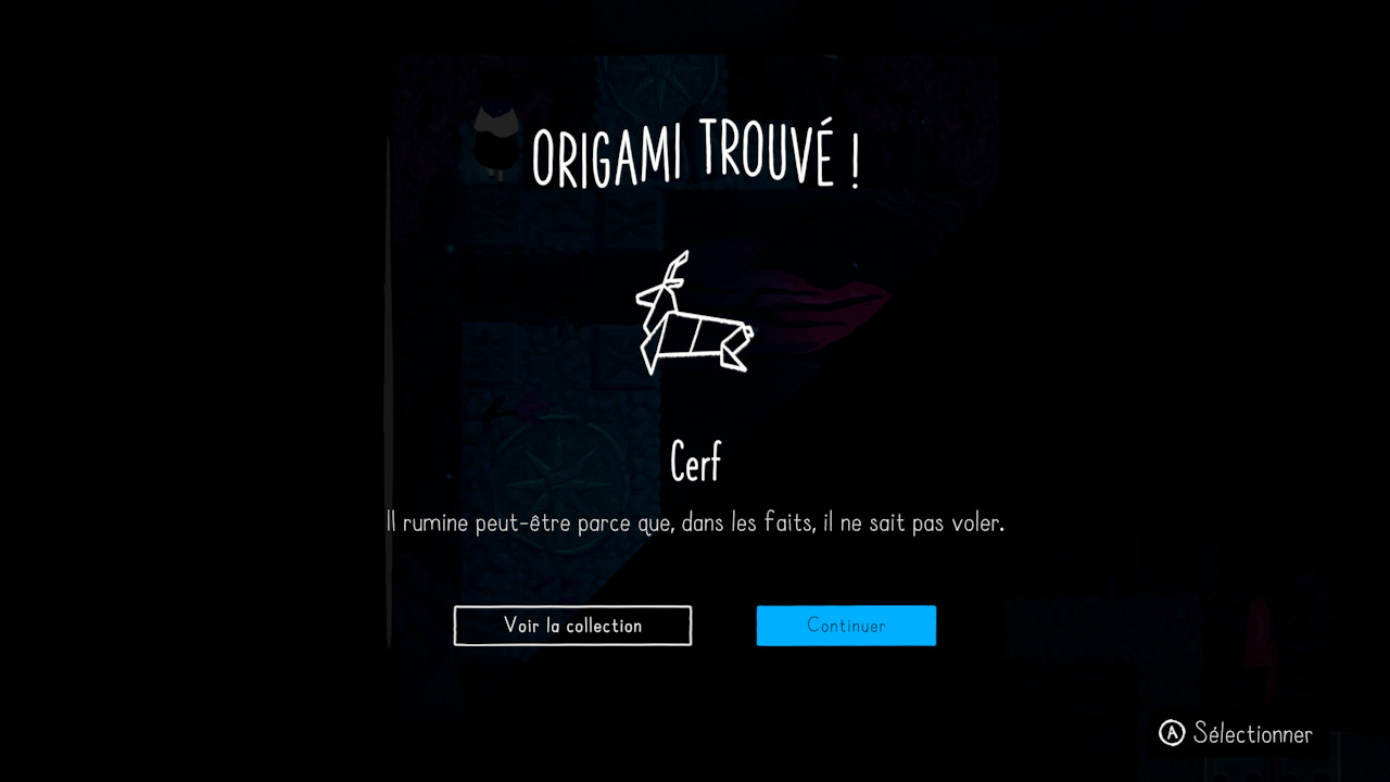 Certains origamis vont mobiliser tous les talents du joueur pour être débusqués