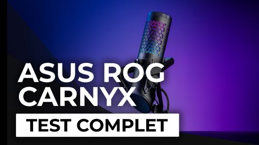 Test : Test – Asus ROG Carnyx –  Un excellent micro au design imposant