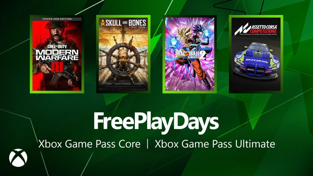 Xbox Free Play Days : 4 jeux sont gratuits ce week-end dont Skull and Bones !