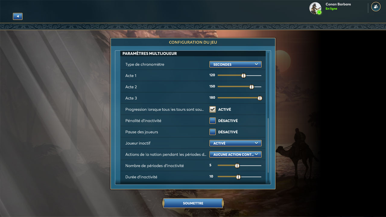 Quelques paramètres pour bien configurer sa session multijoueur