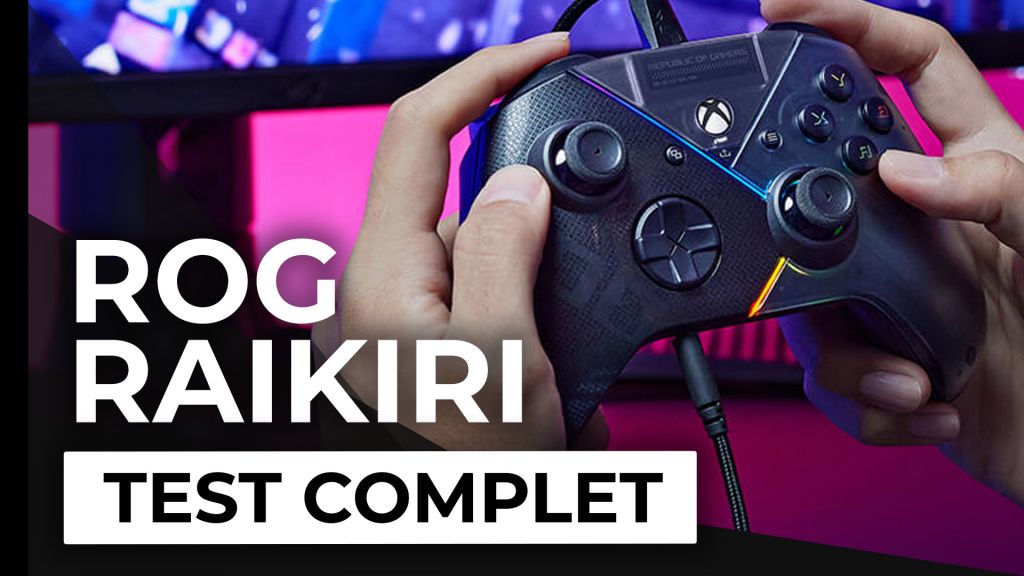 Test – Manette Asus ROG Raikiri – Une solution performante, malgré quelques imperfections