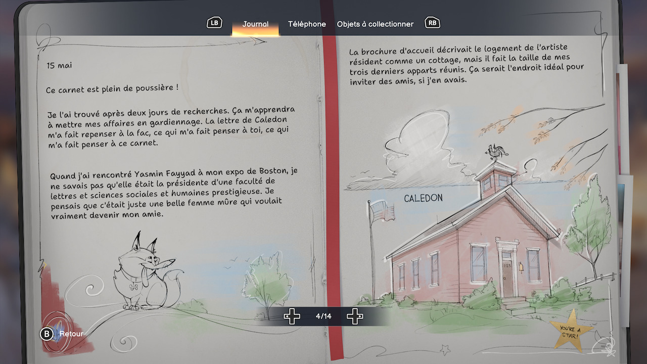 La photographe a aussi un talent pour le dessin