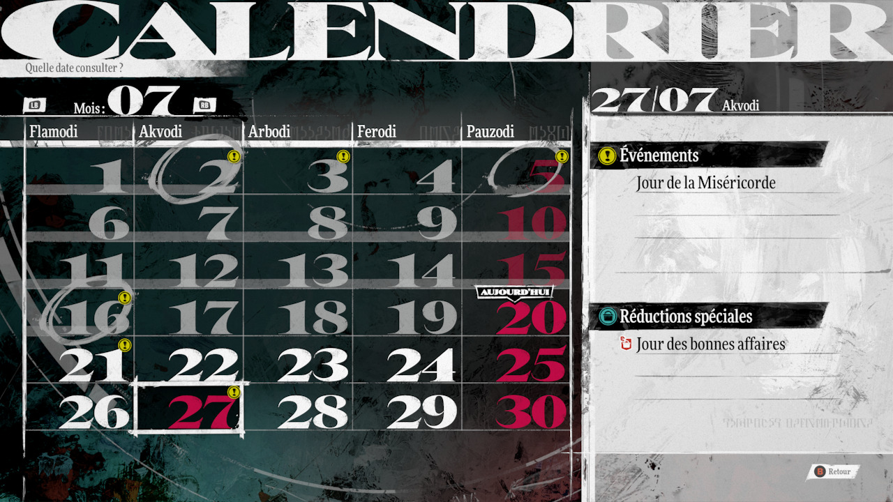 On note qu'Euchronia pratique la semaine de quatre jours !