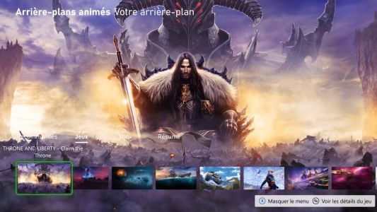 News : Un nouveau fond d’écran dynamique est disponible sur Xbox Series X|S