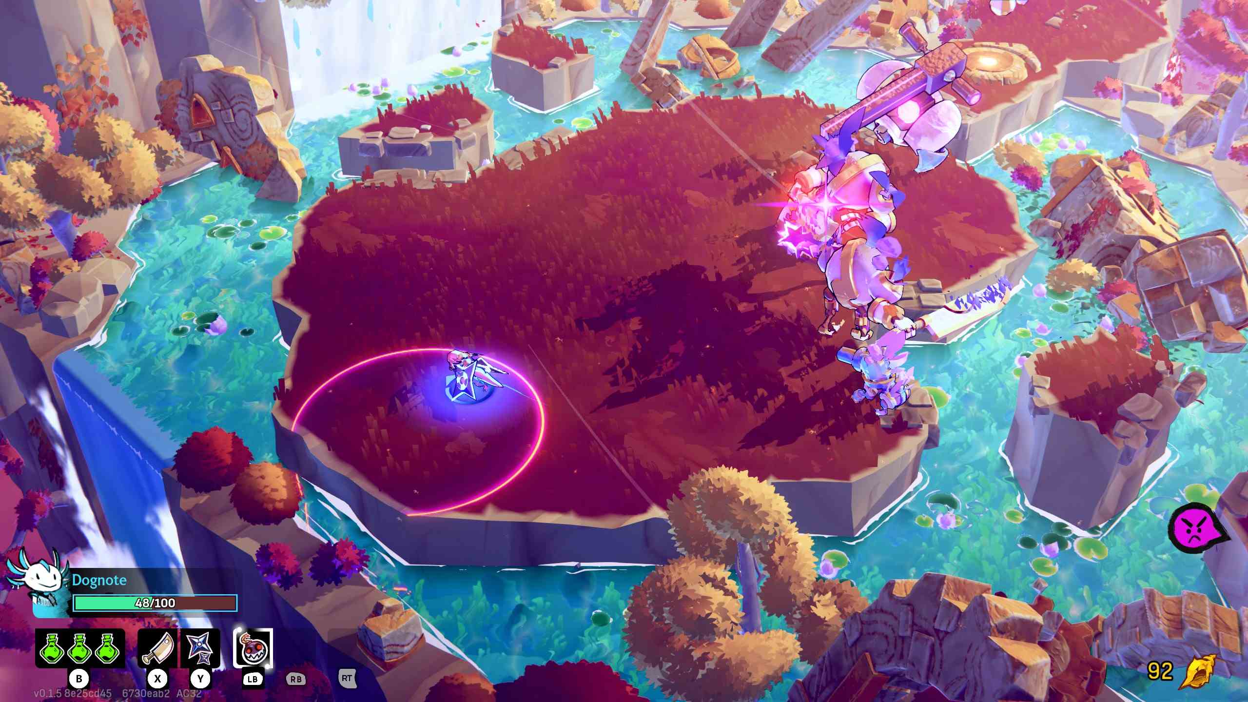 Ça fait quoi si on reste dans la grosse zone violette ?