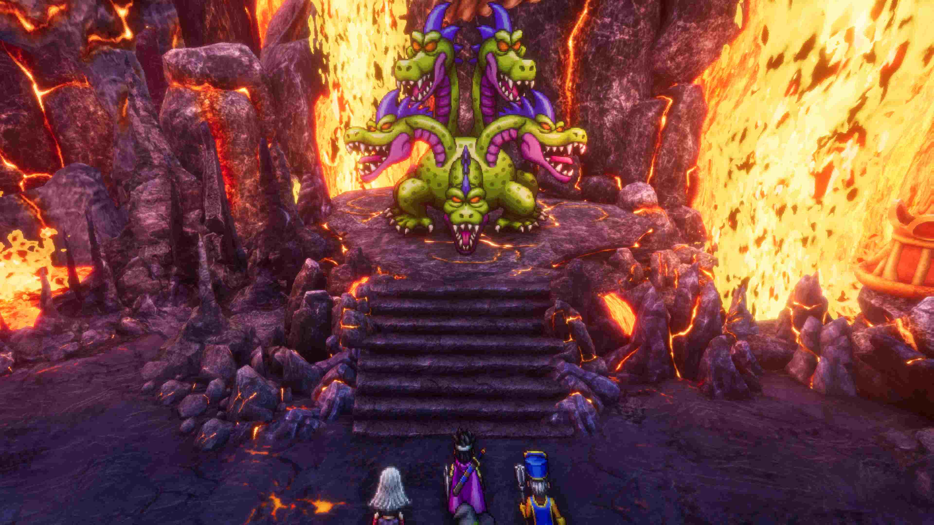 Orochi fait à la fois peur et garde un côté rigolo