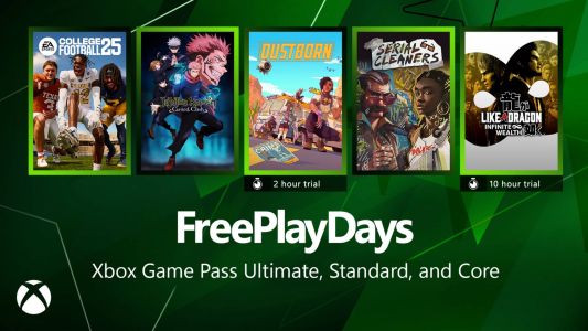News : Xbox Free Play Days : 5 jeux sont gratuits ce week-end, dont Like a Dragon : Infinite Wealth