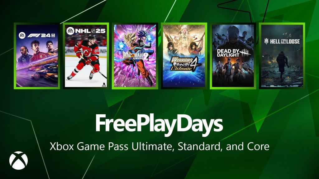 Xbox Free Play Days : 6 jeux sont jouables gratuitement ce week-end dont F1 24