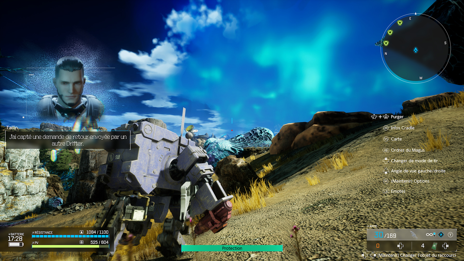 Le ciel est bleu, il va bientôt pleuvoir...