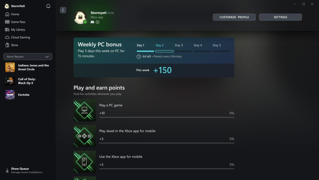 Quêtes Game Pass 2025 : grosses nouveautés pour les Rewards, voici ce qui change