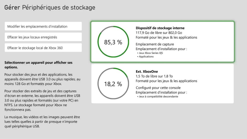 Votre Xbox va bientôt supporter beaucoup plus de stockage, mais il faudra peut-être reformater