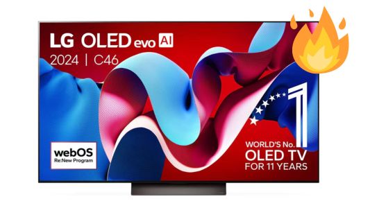 Bon plan : 🔥 Le TV LG OLED 55C4 revient à 772 €, le prix canon est de retour, vite !