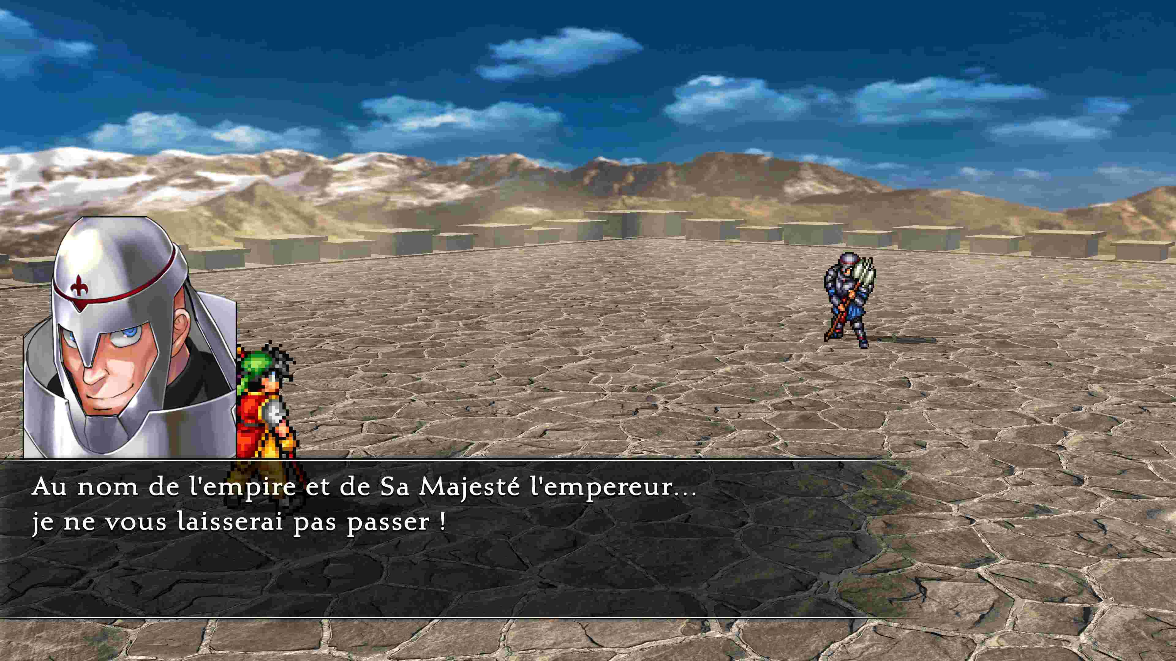 “Attaque-moi de toutes tes forces, Tir car je suis vraiment méchant et je prépare mon coup spécial !”