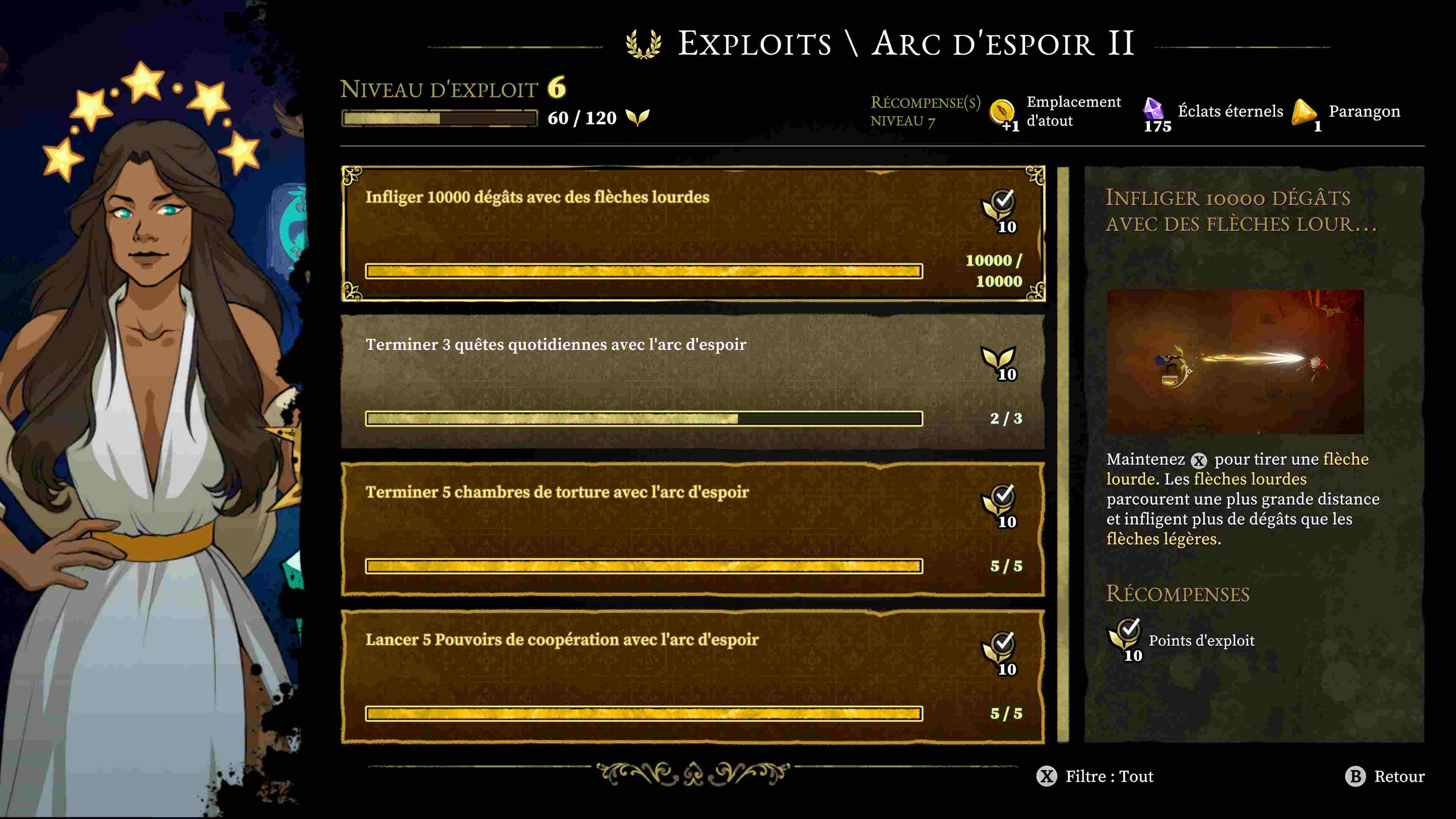 Non, pitié pas encore des exploits à base de dégâts ou d’utilisation de pouvoirs !
