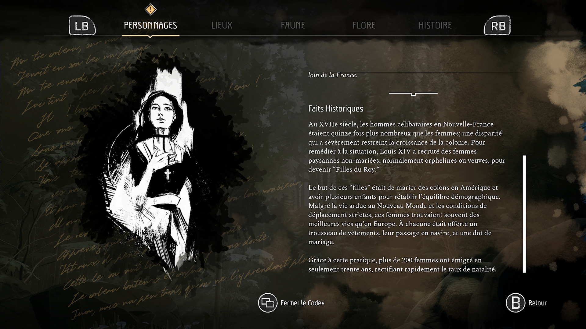 Le codex regorge d'informations diverses