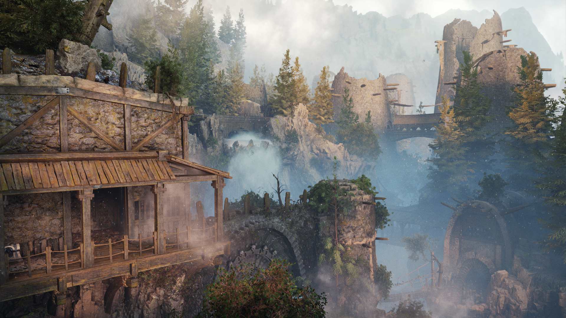 De jolis paysages se dessinent tels des tableaux vivants