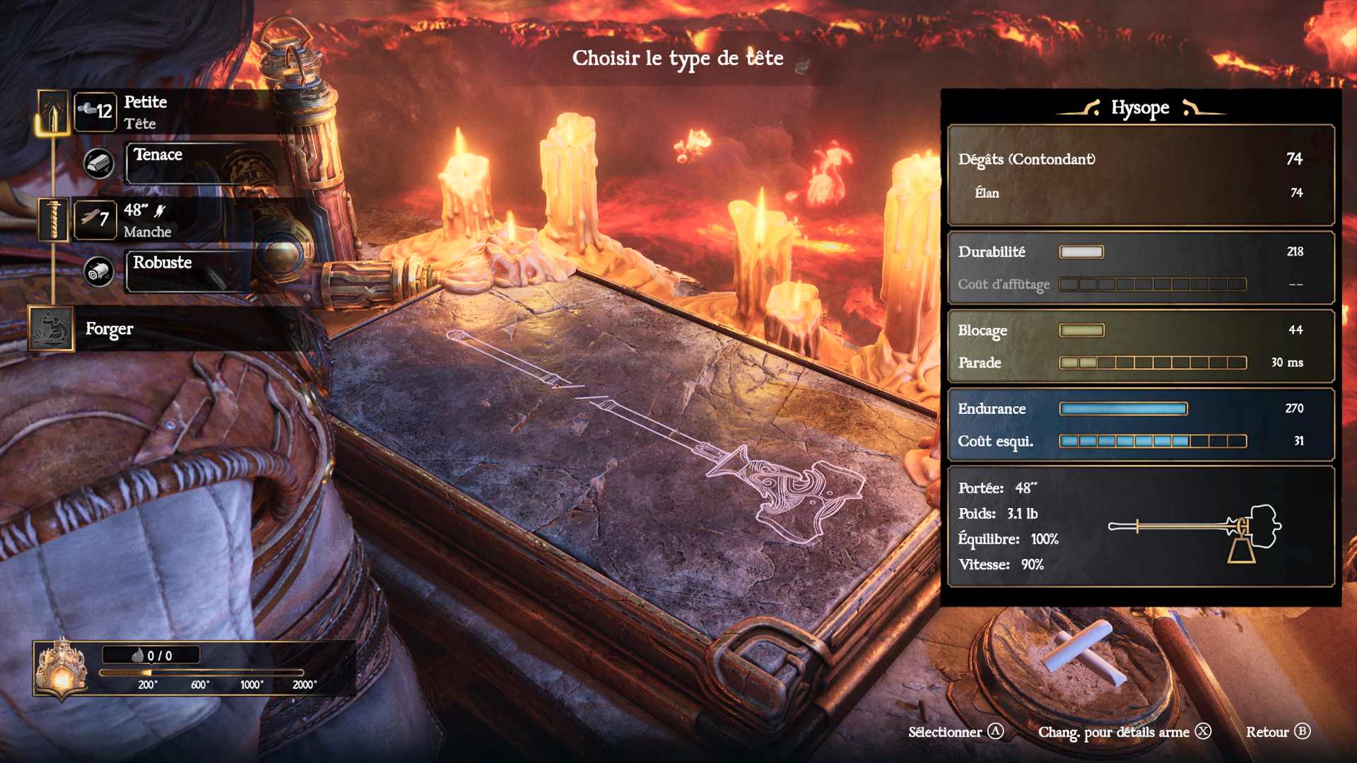 Voici un exemple de parchemin de forge