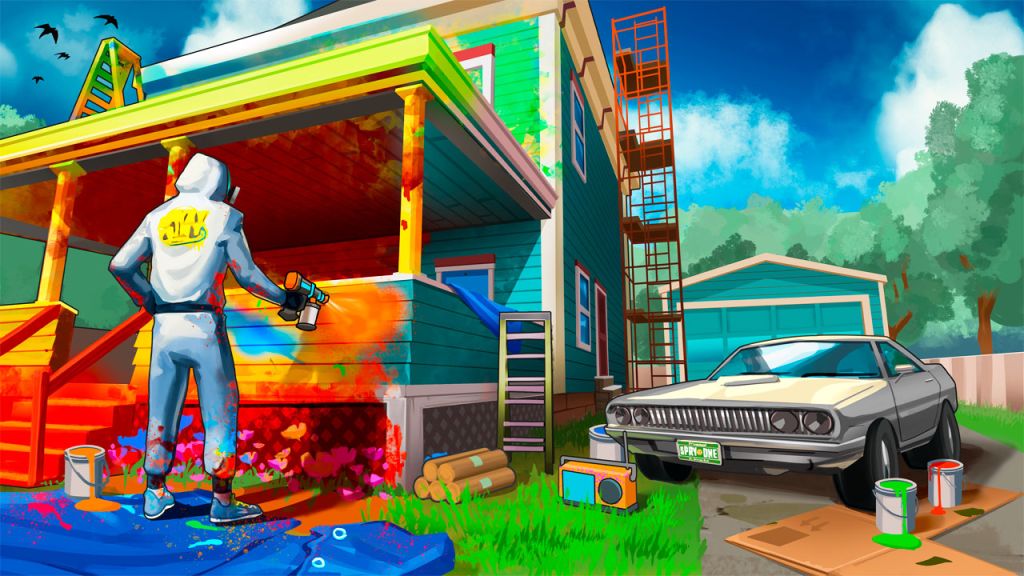 Spray Paint Simulator arrive fin mai dans le Xbox Game Pass, les fans de PowerWash vont adorer