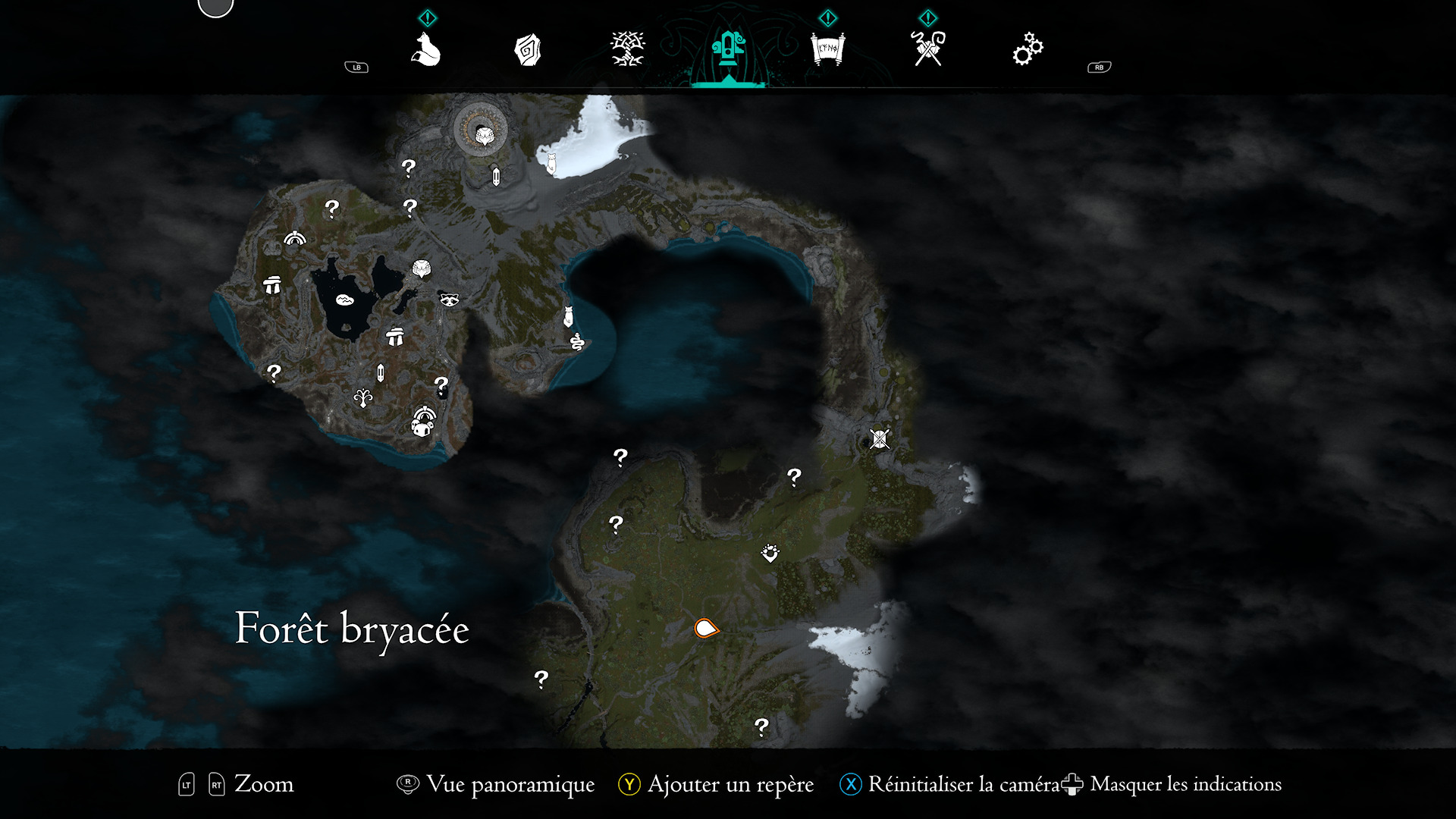La map se révèle très vaste