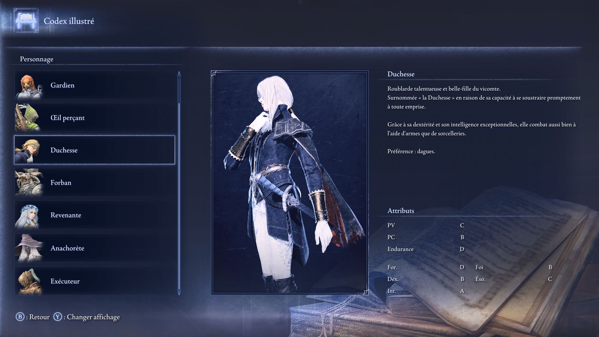 Le codex est bien utile pour en apprendre un peu plus sur l'univers du jeu et ses subtilités.