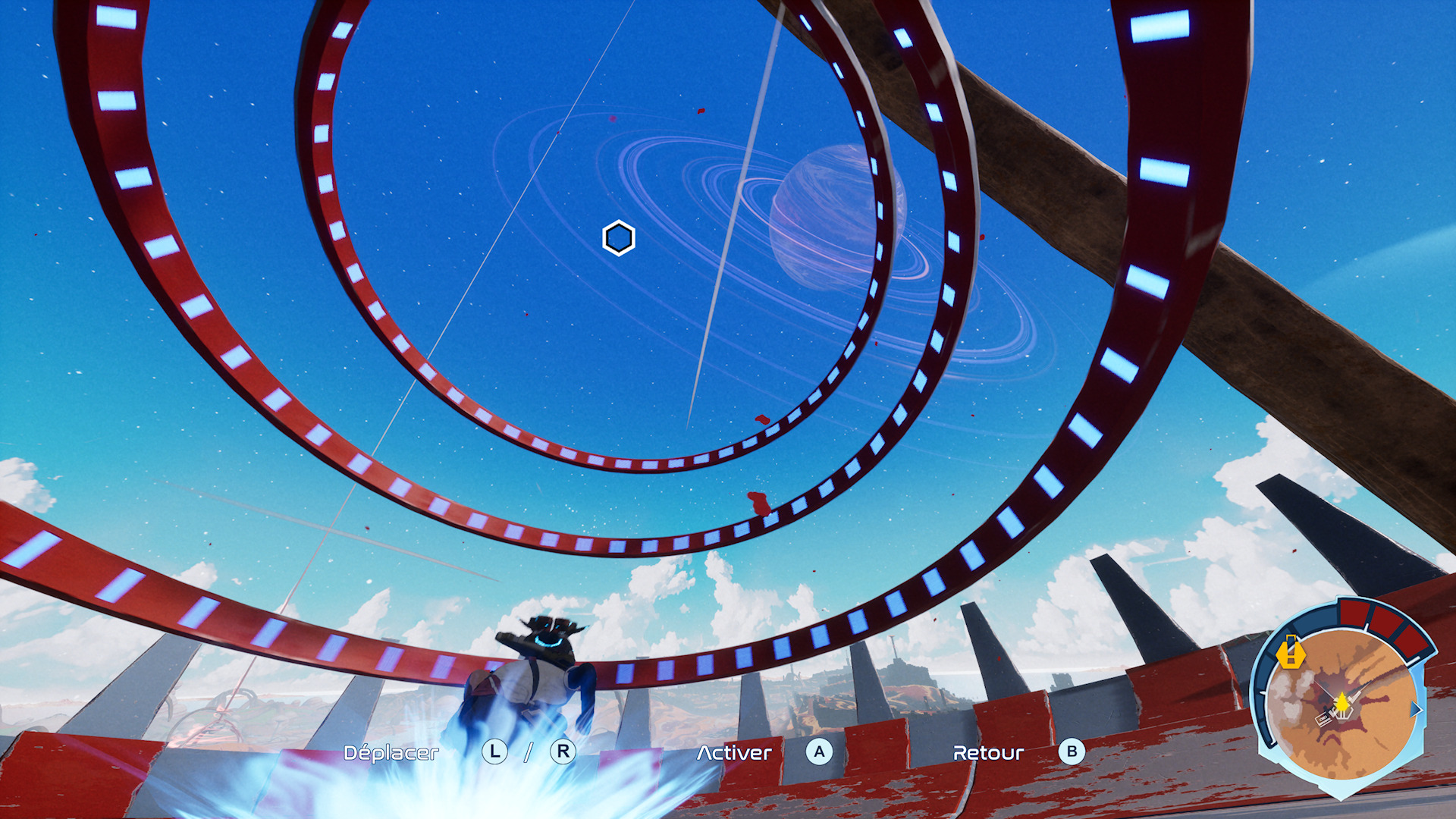 Les tour permettent de se propulser dans les airs pour traverser la map