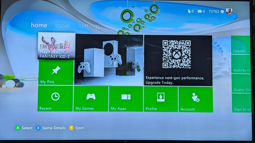 Surprise, la Xbox 360 reçoit une mise à jour 20 ans après sa sortie