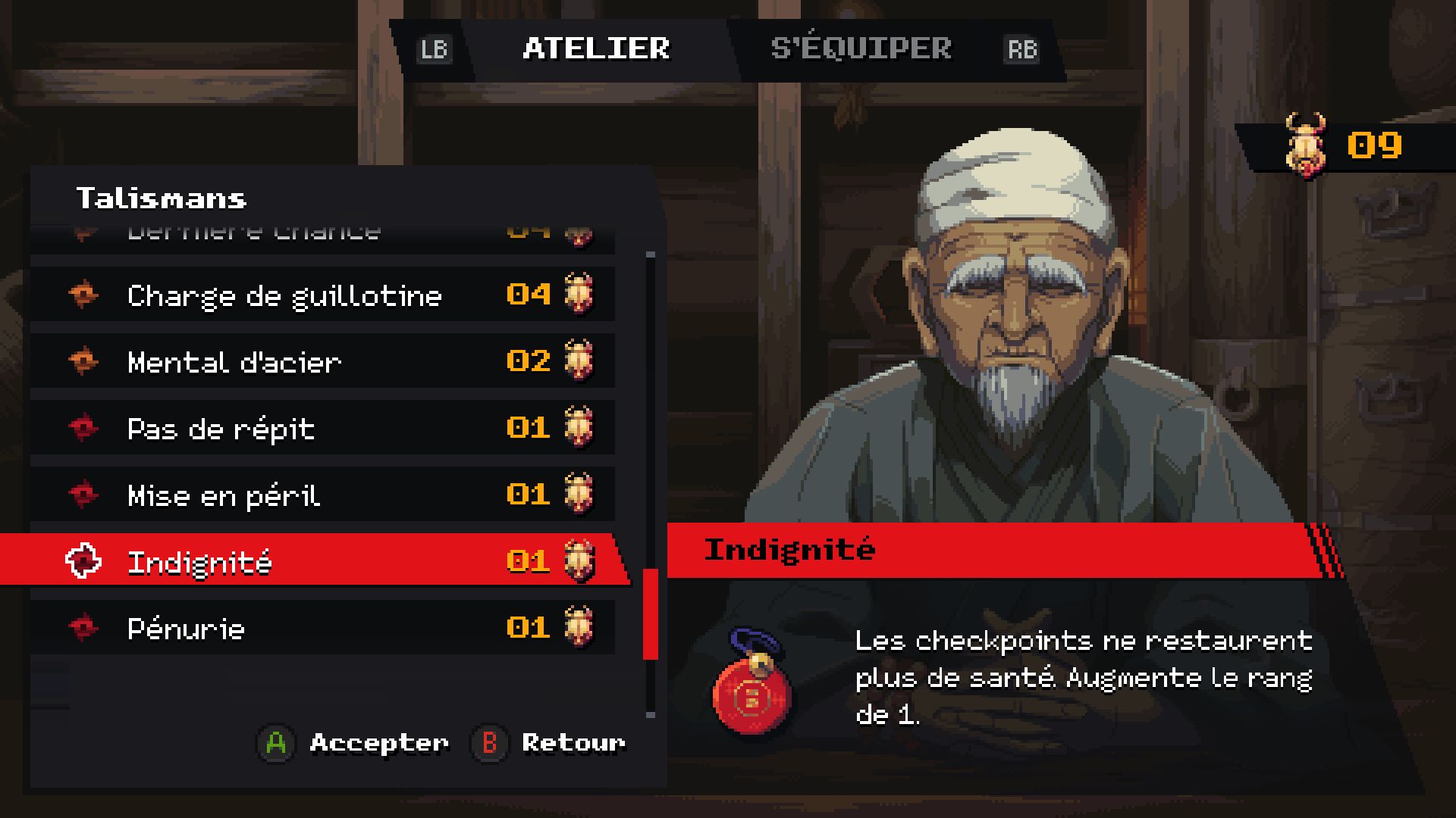 Quelle indignité, vous n’avez pas honte de me vendre ce talisman ?!