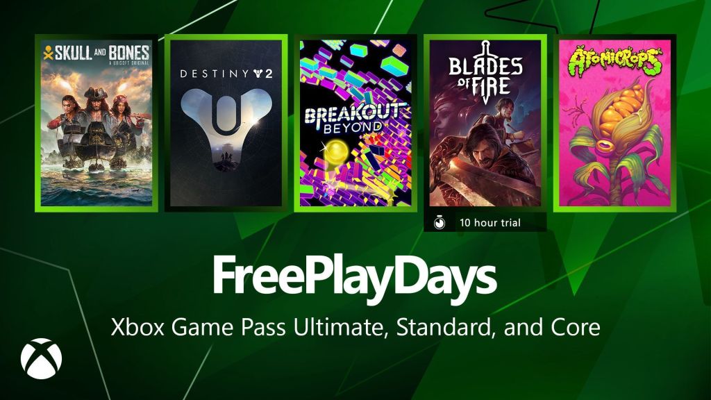Xbox Free Play Days : il y a 5 jeux gratuits tout le week-end