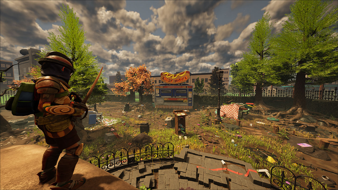 Un autre point de vue du terrain de jeu