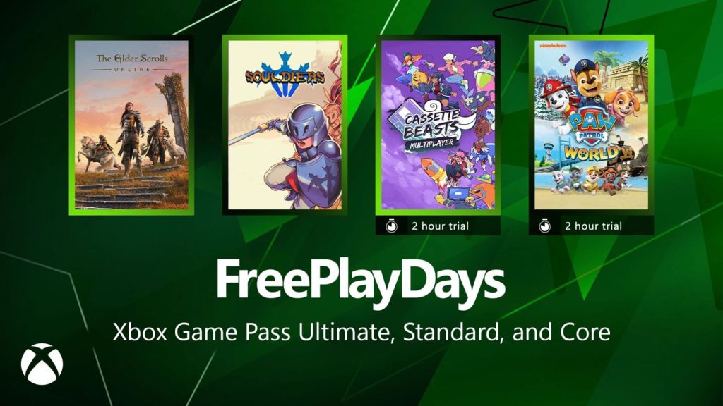 Xbox Free Play Days : 4 jeux sont gratuits ce week-end, dont The Elder Scrolls Online