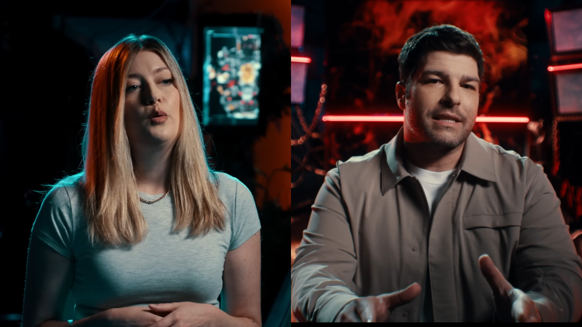 Natalie Pohorski et Miles Leslie dans le Call of Duty : Black Ops 7 Direct