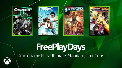 News : Xbox Free Play Days : 4 jeux sont gratuits ce week-end dont TopSpin2K25
