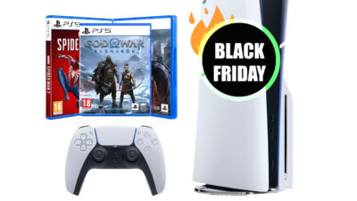 Bon plan : Black Friday : Pack PS5 Slim avec lecteur + 3 jeux à 459 € seulement !