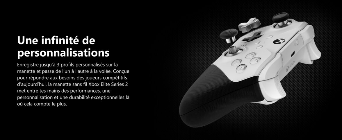 Manette Xbox Elite Series 2 - Reconditionnée - Compatible Xbox One, Series X/S, PC, Android/iOS