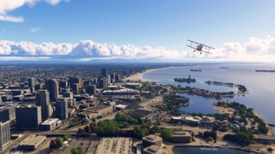 Microsoft Flight Simulator 2024 sublime la Californie avec la City Update 13 gratuite