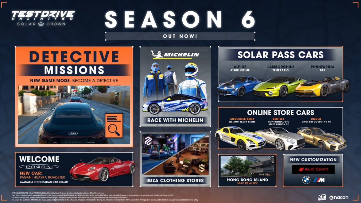 Mise à jour de Test Drive Unlimited : 350 bugs corrigés, résolution Xbox… les nouveautés de la Saison 6