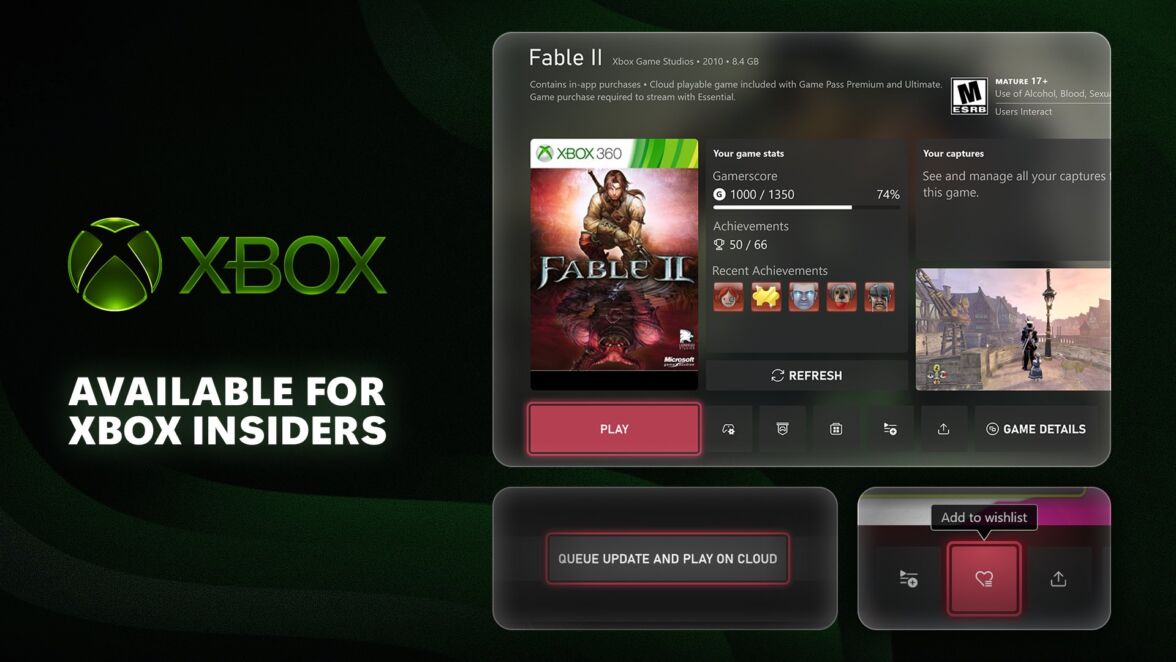 Succès Xbox 360, Gamertag… La nouvelle mise à jour Xbox dévoile ses nouveautés